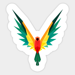 Colorful Vogel Bird Sticker